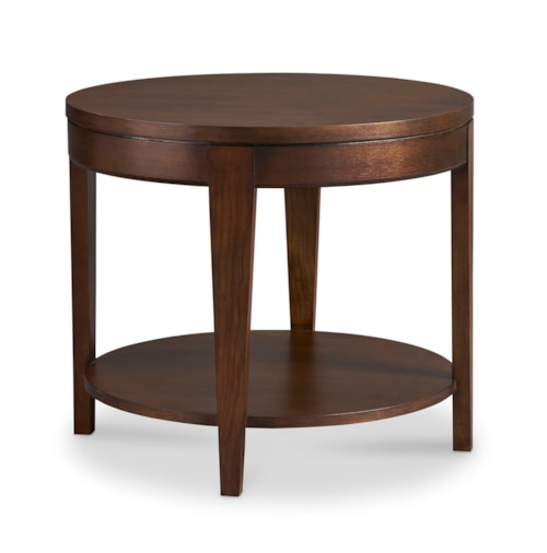 Transitional Round Side Table