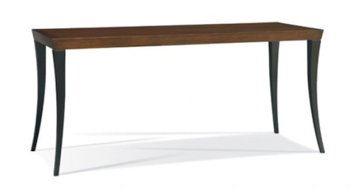 Console/Dining Table 30"H With Beveled Top Saber Leg