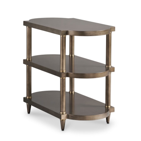 Side Table w/Open Shelving