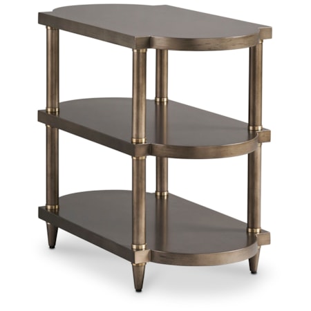 Side Table w/Open Shelving