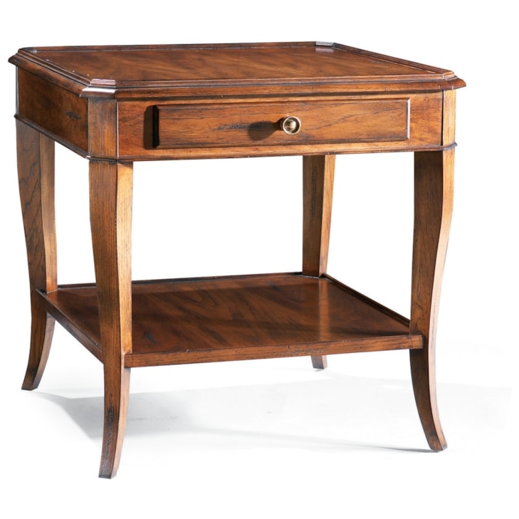 Sherrill Occasional PROGRESSIONS Square 1-Drawer End Table