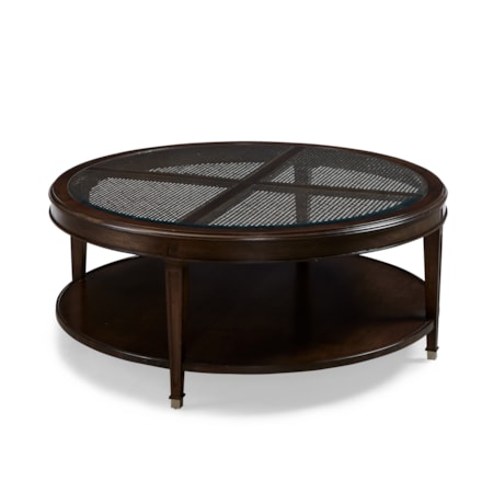 Round 1-Shelf Cocktail Table