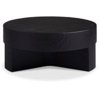 Contemporary 42" Round Cocktail Table