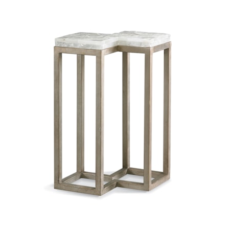 Modern Metal Accent Table