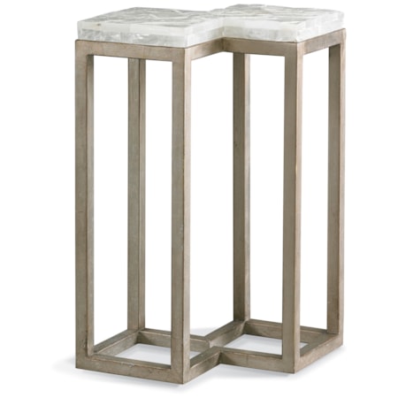 Modern Metal Accent Table