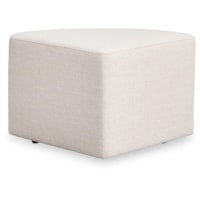 Transitional Cocktail Ottoman