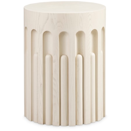 Round Pillar Accent Table