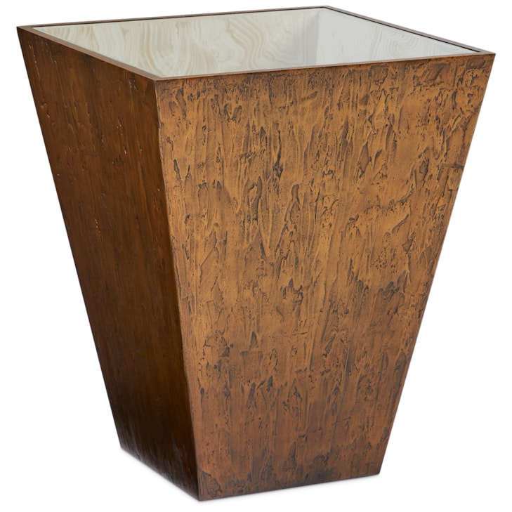 Sherrill Occasional VOYAGE MAISON Sq. Glass-Top Malachite Accent Table