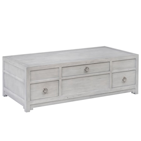52" Rectangular Storage Cocktail Table