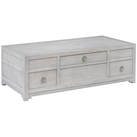 52" Rectangular Storage Cocktail Table