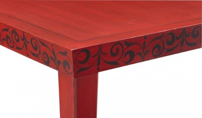 Console/Dining Table 30"H With Chow Leg