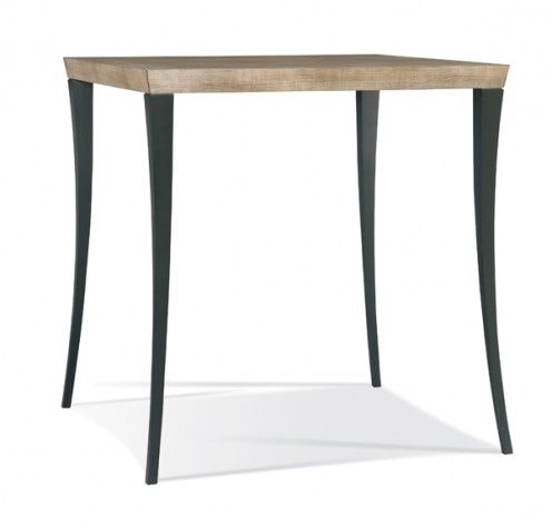 Bar Table 42"H With Beveled Top Saber Leg