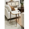 Sherrill Occasional VOYAGE MAISON Shell-Top End Table w/Metal Stretcher