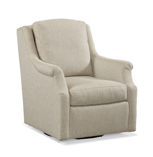 Transitional Accent Chair with Loose Pillow Back