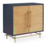 Sherrill Occasional VOYAGE MAISON Fabric-Wrapped 2-Door Cabinet