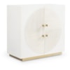 Sherrill Occasional VOYAGE MAISON 2-Door Cabinet w/Gold Metal Plinth Base