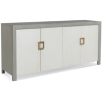 Contemporary 4-Door Credenza