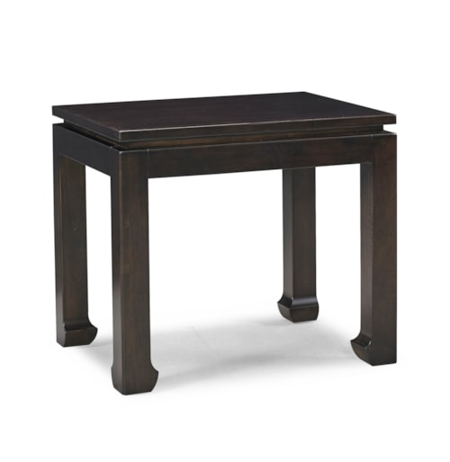 Contemporary Rectangular Lamp Table
