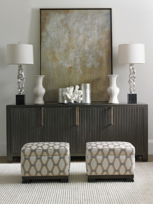 Traditional 4-Door Credenza