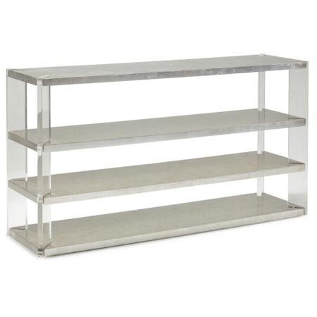 4-Shelf Console Table