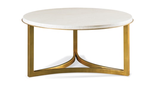 Contemporary Round Cocktail Table