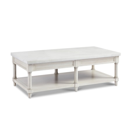 Rectangular 1-Shelf Cocktail Table