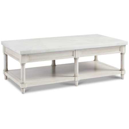 Rectangular 1-Shelf Cocktail Table