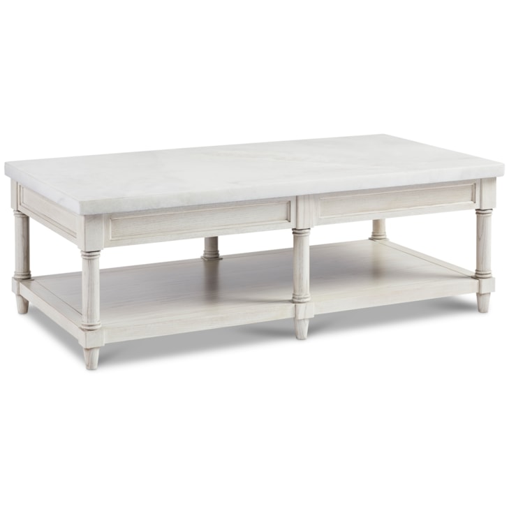 Sherrill Occasional FOX HOLLOW Rectangular 1-Shelf Cocktail Table