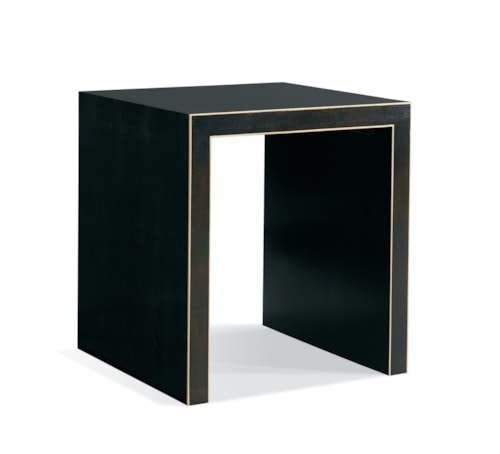 Transitional Square Side Table