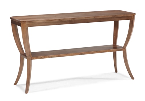Transitional 1-Shelf Console Table