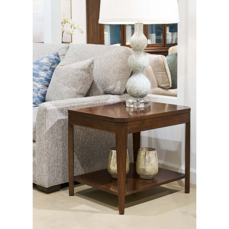 Sherrill Occasional TRUMAN Rectangular Lamp Table