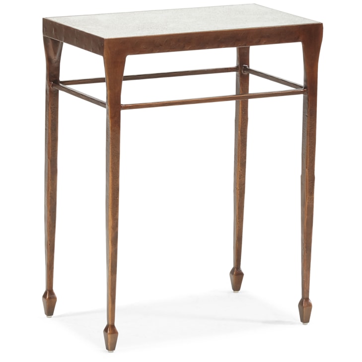 Sherrill Occasional CALVERT Tall-Leg Antique End Table w/Spade Feet