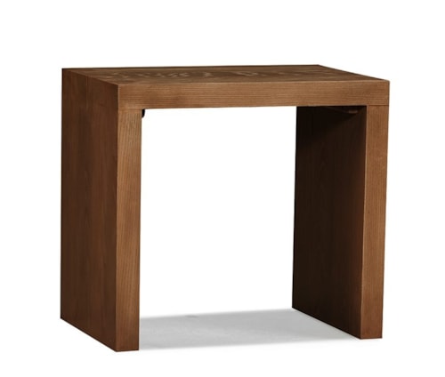 Transitional Rectangular End Table