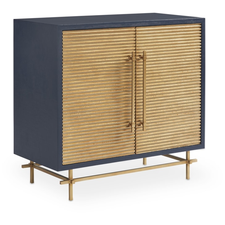 Sherrill Occasional VOYAGE MAISON Fabric-Wrapped 2-Door Cabinet