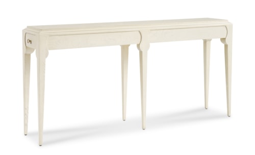 Transitional 72" Wishbone Console Table