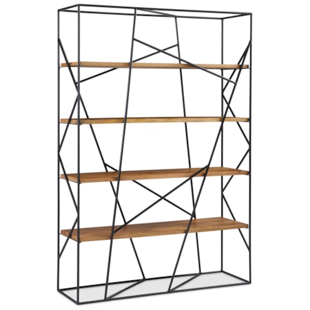 4-Shelf Web Bookcase