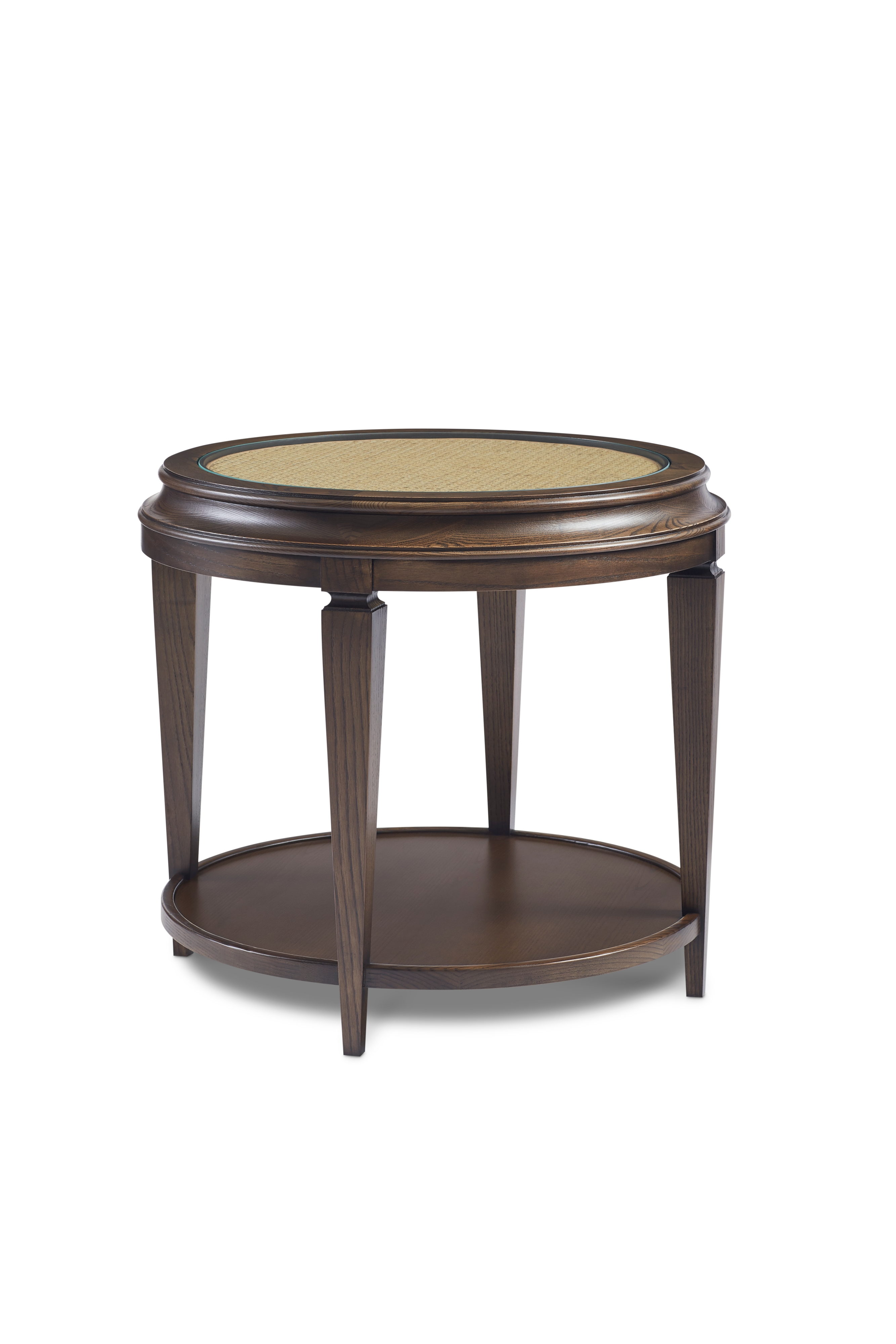 1-Shelf Round Lamp Table