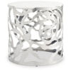Sherrill Occasional VOYAGE MAISON Sculptural White Marble-Top End Table