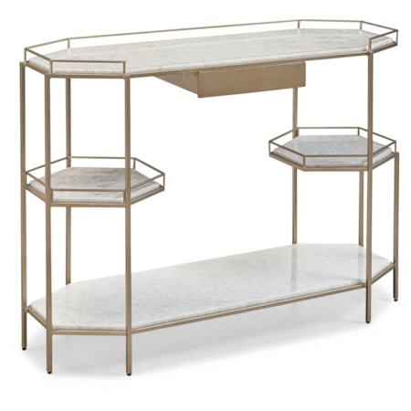 3-Shelf Wine Console