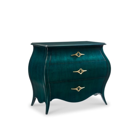 3-Drawer Bombe Chest