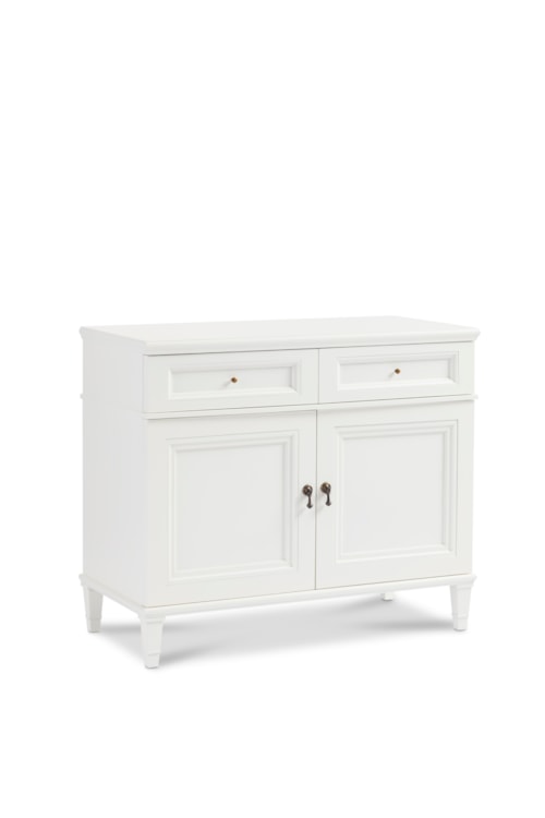 Transitional 2-Drawer Accent Cabinet with 2 Doors