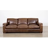 Virginia Furniture Market Premium Leather Florence Sleeper Sofa