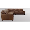 Virginia Furniture Market Premium Leather Florence 3 Pc Sectional