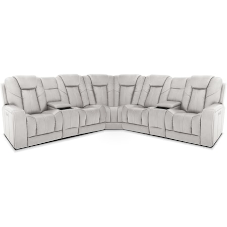 Seven Piece Reclining Sectional