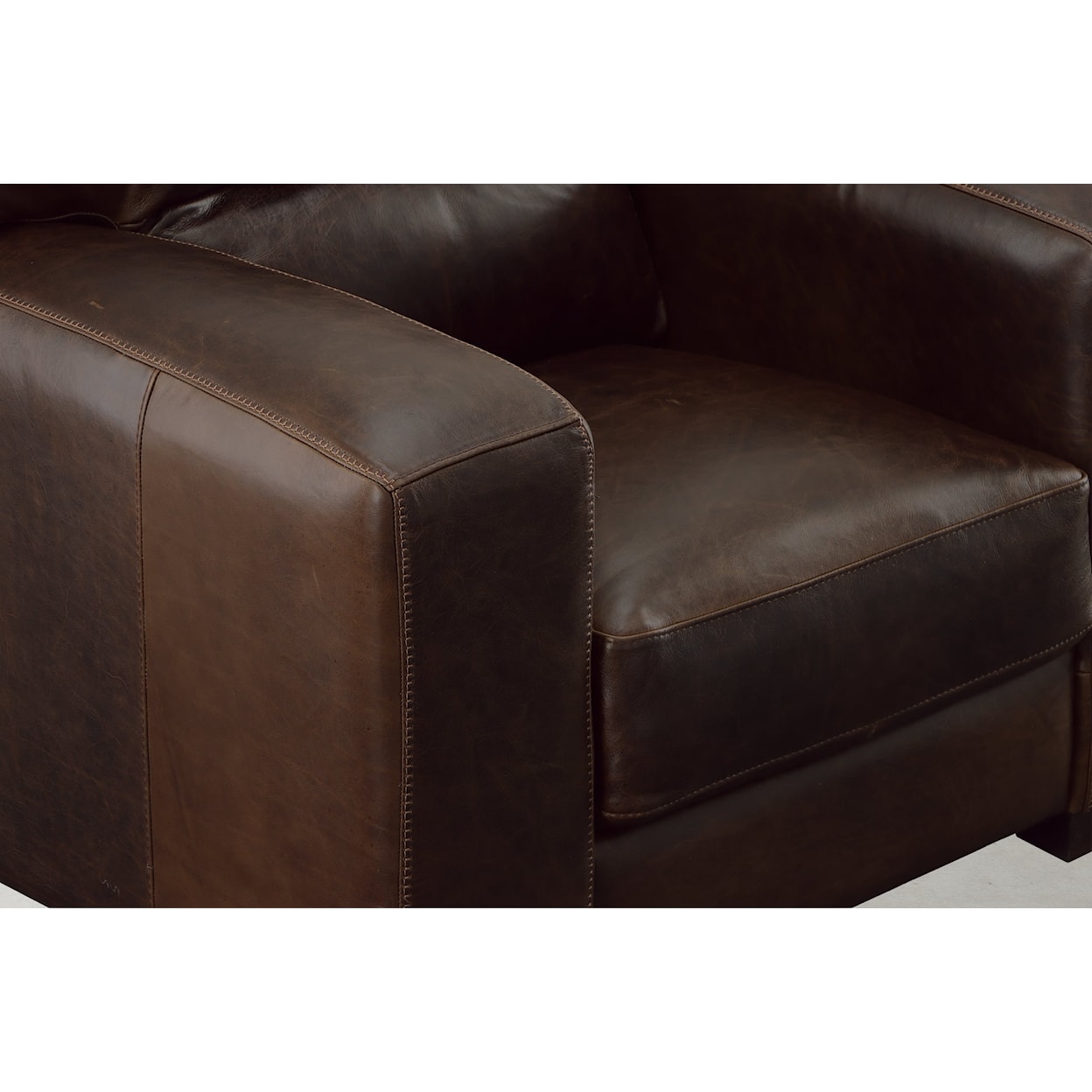 Virginia Furniture Market Premium Leather Brescia Chair