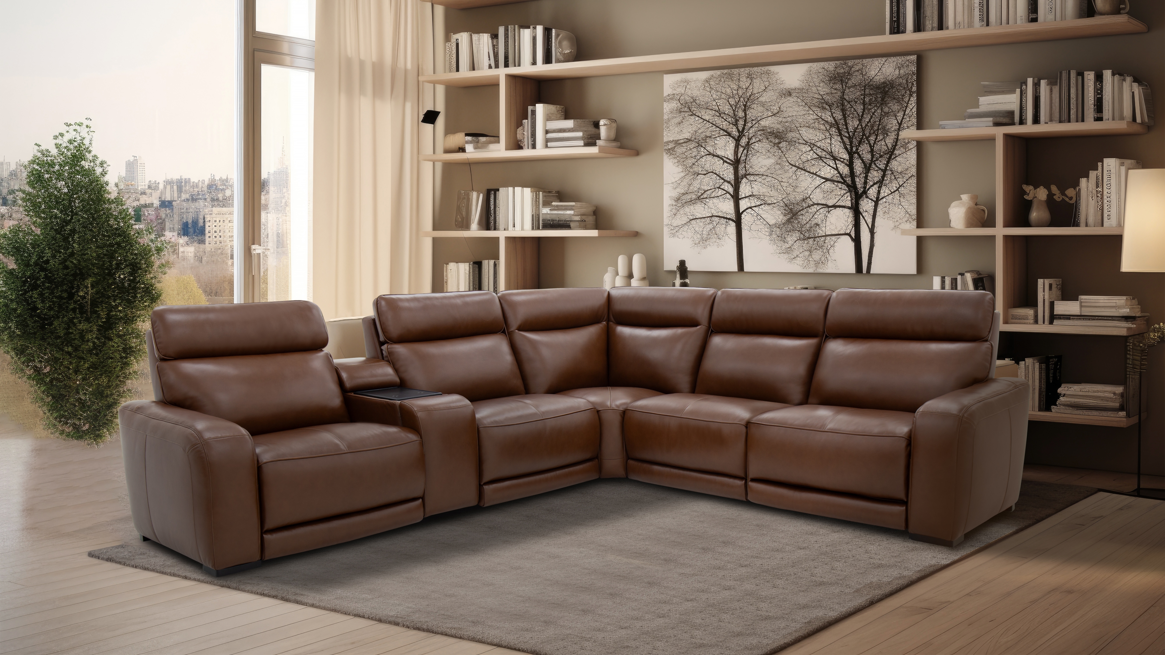 7 Piece Power Reclining Sectional