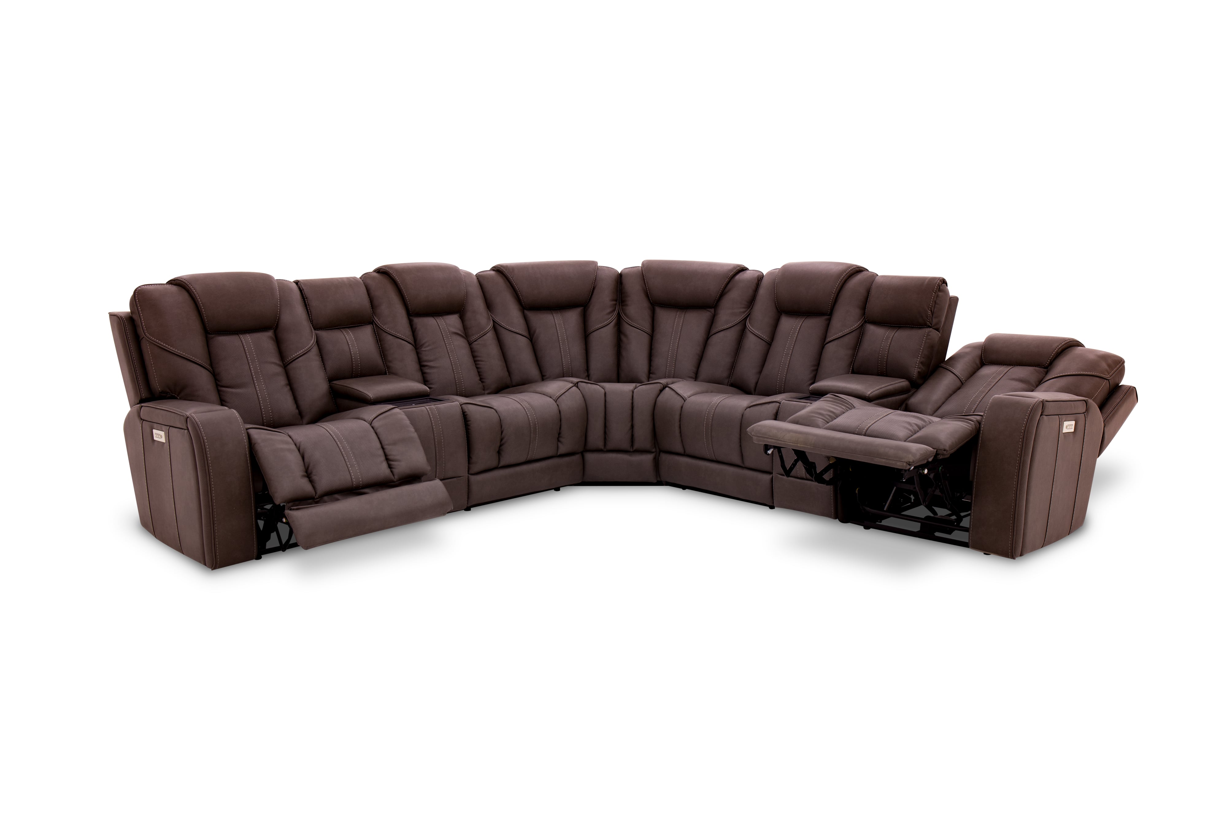 Seven Piece Reclining Sectional