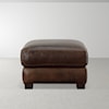 Virginia Furniture Market Premium Leather Brescia Ottoman