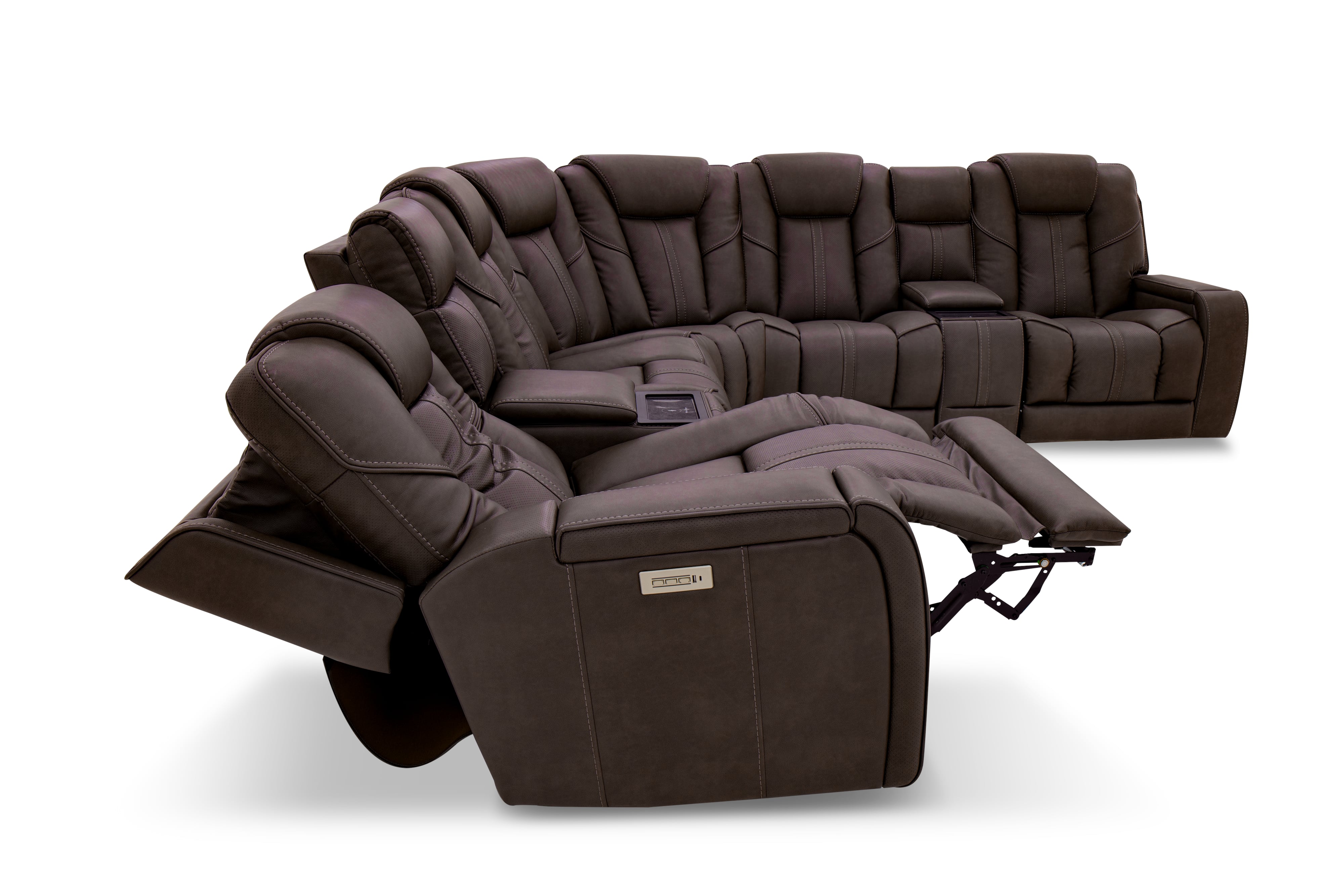 Seven Piece Reclining Sectional