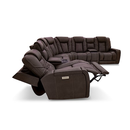 Seven Piece Reclining Sectional